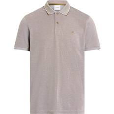 Calvin Klein Gröna Pikétröjor Calvin Klein Oxford Two Tone Polo Shirt - Green
