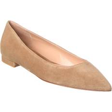 Gianvito Rossi Low Shoes Gianvito Rossi Suede Ballet Flats - Beige