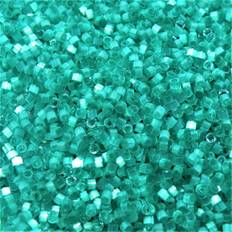Blå Glasperler Miyuki Delica Beads Silk Satin Aquamarine
