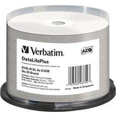 Optisk lagring Verbatim 43754 DVD+R Dubbelskikt 8,5 GB DVD Rohlinge 50-er-pack