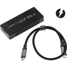 External Enclosures KALEA-INFORMATIQUE Aluminum Thunderbolt 3 40G Enclosure for M2 NVMe SSD