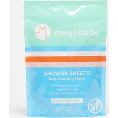 Megababe Cucumber Mint Shower Sheets 10 Wipes Pack of 1