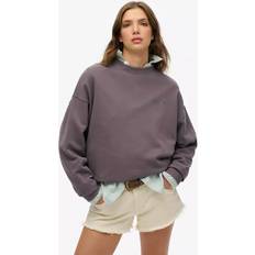 Superdry Dam Tröjor Superdry Women's Übergroßes Old School Tattoo Sweatshirt mit Rundhalsausschnitt - Grau