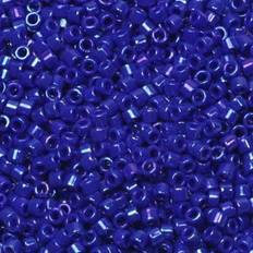 Krea Blå Glasperler Miyuki Delica Beads Luster Cobalt