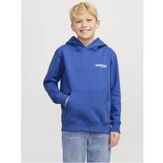 Hoodies Jack & Jones Baktryck Hoodie Junior Blå