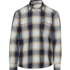 Camel Active Skjorter Camel Active Herren Hemd - Blau Kariert