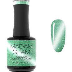 Green Gel Polishes Madam Glam Cat-Eye Gel Polish - Lime Flash