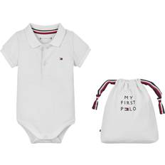 Tommy Hilfiger Bodysuits Tommy Hilfiger Baby Boys Cotton Polo Bodysuit - White