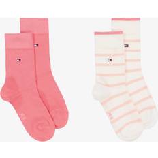 Tommy Hilfiger Underwear Tommy Hilfiger Girls Cotton Socks 2 Pack - Pink