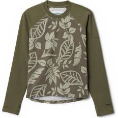 XS Skjorter Børnetøj Columbia Sandy Shores Printed Ls Sunguard - Khaki Green