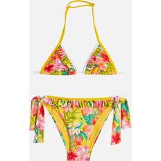 Yellow Bikinis Children's Clothing Sundek Bora Bora Print Mini Bikini - Yellow