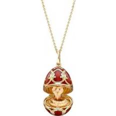 Faberge Tsarskoye Selo Red Locket with Snake Surprise