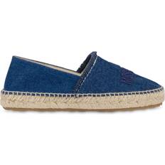 Blue Espadrilles Love Moschino Logo-Embroidered Espadrilles - Women - Blue