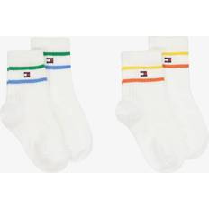 Tommy Hilfiger Underwear Tommy Hilfiger Cotton Baby Socks With Flag Logo - White