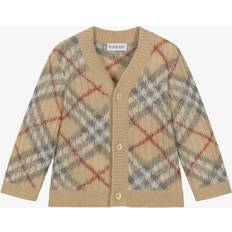 Merino Wool Tops Children's Clothing Burberry Baby Girls Alpaca & Silk Cardigan - Beige