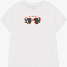 Stella McCartney Kids Cotton Sunglasses T-Shirt - White