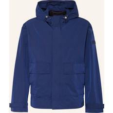 Herren Mäntel Marc O'Polo Herren Kapuzenjacke Wasserabweisendem Material mit Kapuze - Blau