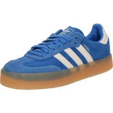 Blue - Women - adidas Samba Shoes adidas Sambae Trainers - Blue/White