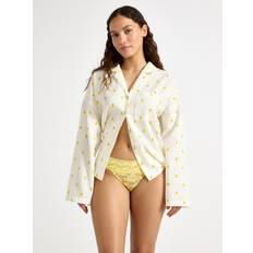 Thongs - Yellow Knickers Lindex Thong In Lace