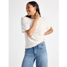 Linne T-shirts Lindex T-shirt I Linneblandning