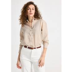 Beige - Linneskjortor Lindex Linneskjorta