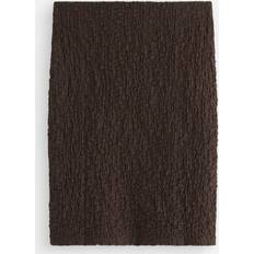 Bruna Kjolar Lindex Texturerad Minikjol