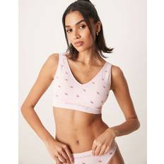 Cherry Printed Bralette - Pink
