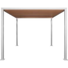 Pergola vit Sensum Pergola Fyrholmen 3X4M Vit