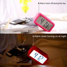 Tooarts Smart Digital Alarm Clock with Date and Temperature Snooze Button