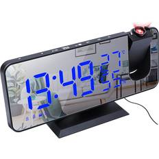 Alarm Clocks Konnwei LED Digital Alarm Clock Adjustable Mirror