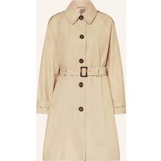 Barbour Dam Kappor & Rockar Barbour Maia Waterproof Trench Coat - Light Sand/Rosemary Tartan