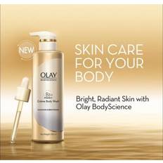 Olay 500ml Bodyscience Cleansing Bright B3+ Vitamin C Creme Body Wash