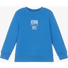 Calvin Klein Sweatshirts Børnetøj Calvin Klein Logo Sweatshirt - Mesmerizing Blue