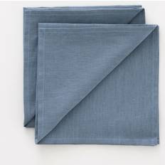 Linne Tygservetter Belum Blå Flerfärgade Linservetter 2-Pack 50 x 50 cm Tygservett Blå