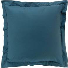 Percale Örngott Taies D'oreiller Coton 63x63 cm Bleu Percale Lavable Kissenbezug Blau