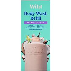 Wild Bath & Shower Products Wild Body Wash Refill Coconut & Vanilla 300 Ml