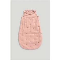 0-6 Months 2.5 Tog Muslin Sleeping Bag Pink