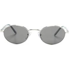 Persol Ida Oval-Frame Sunglasses - Grey