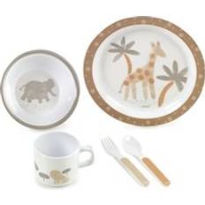 Jané 5-Piece Melamine Baby Crockery Set
