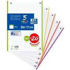 Oxford Classic Multicolour A4 Replacement Sheets 120 Sheets