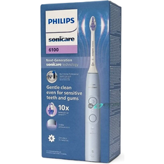 Philips Elektriske tandbørster på tilbud Philips Genopladelig Eltandbørste Sonicare Serie 6100 HX7406/01