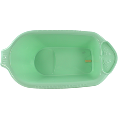 Baby Bath with Plug Green