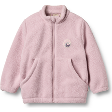 Lila Fleecekläder Wheat Fleecejacka Helge - Lavender Mist