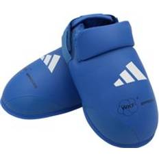 S Martial Arts Protection adidas Karate Foot Guards WKF Bleu