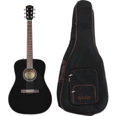 Fender Acoustic Guitars Fender CD-60 V3 Black WN Dreadnought Acoustic Guitar with Gig Bag
