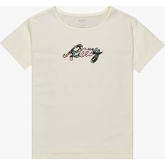 Beige T-shirts Children's Clothing Roxy Day And Night Short Sleeves T-Shirt For Girls - 4