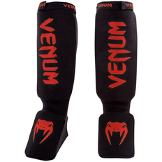 Venum Kontact Shinguards Black Red