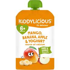 Kiddylicious Mango Banana Apple Yoghurt Pouch 100G