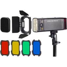 Lighting & Studio Equipment Flashpoint Barndoor Kit for eVOLV 200 Pro II Pocket Flash
