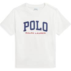 Ralph Lauren Børnetøj Ralph Lauren Polo T-shirt - Hvid M. Navy